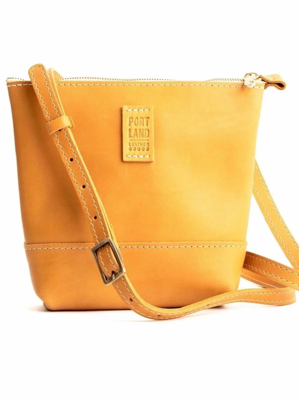 Portland Festival Leather Sunflower Shoulder Crossbody